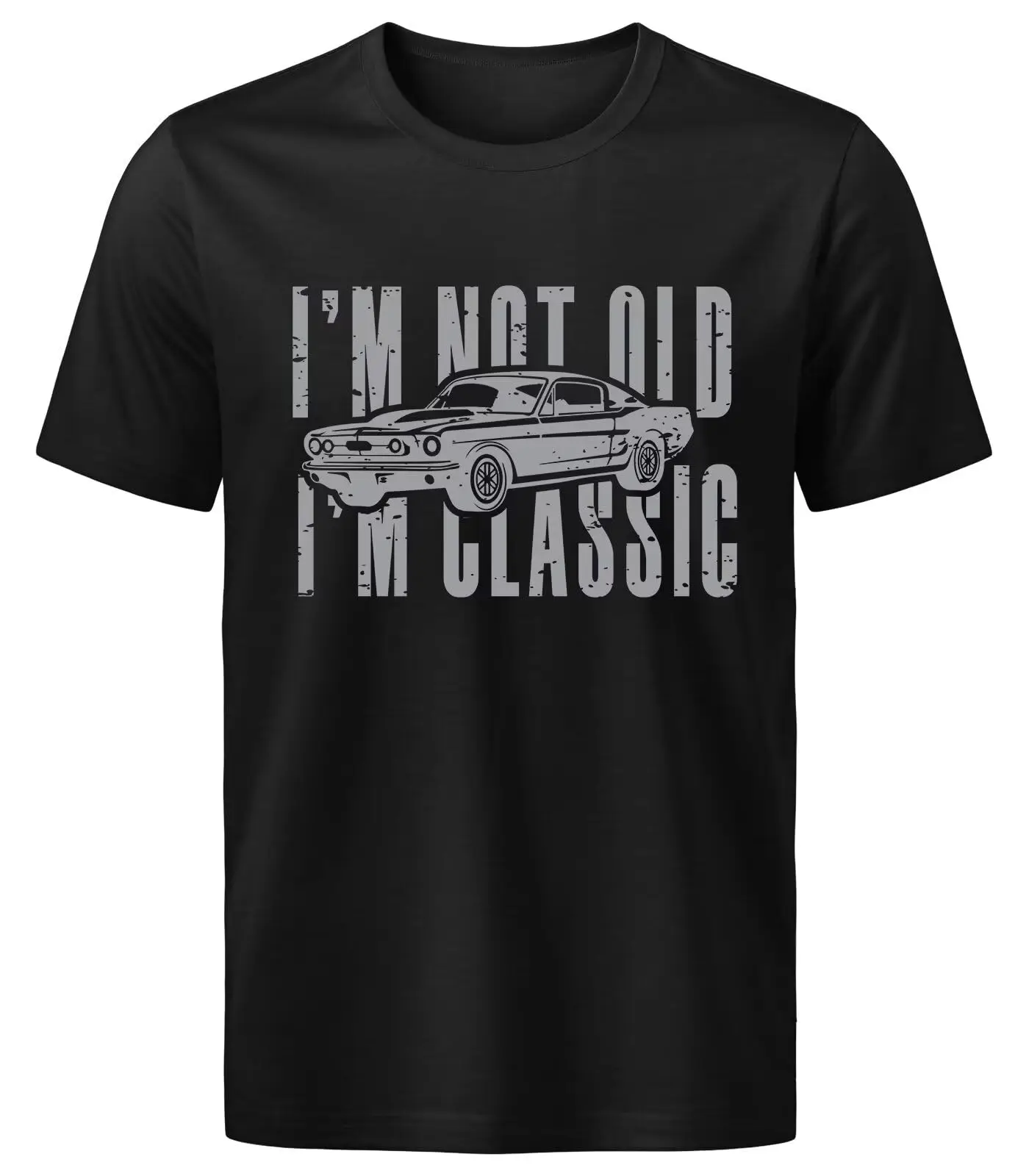 2025 جديد الرجال نمط تي شيرت قصير الأكمام الجولة الرقبة تي شيرت قديم ولكن الكلاسيكية متعة تصميم سيارة عتيقة الرجال الطبعة #1