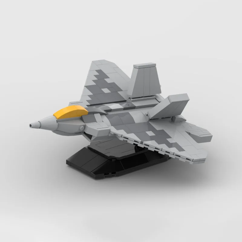 لعبة مكعبات بناء MOC نموذج سلسلة طائرة مقاتلة مصغرة هدية إبداعية للعطلات للأولاد