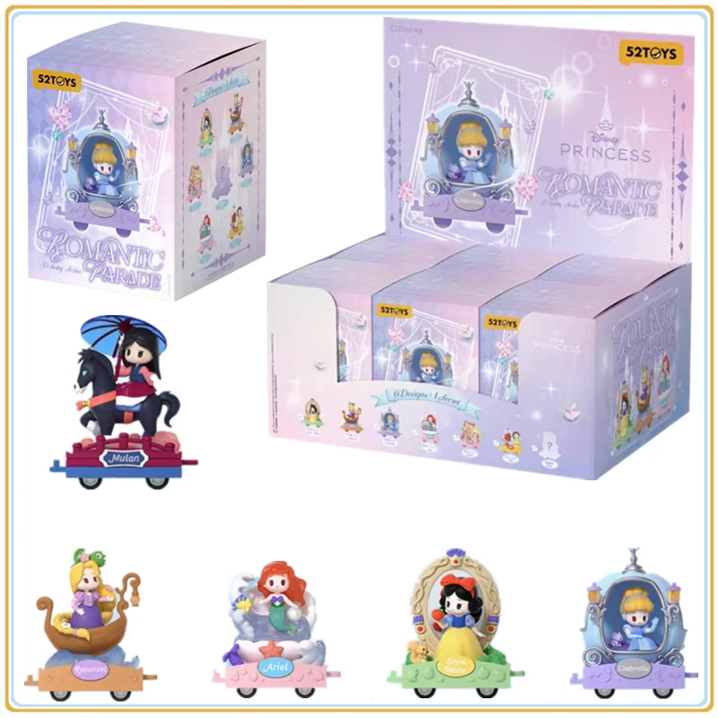 

Оригинальная серия принцессы Диснея D-baby, романтический парад, слепая коробка, милые модели персонажей аниме, украшение для рабочего стола, праздничная игрушка в подарок