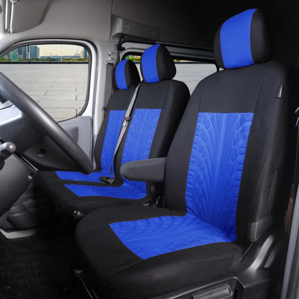 Uniwersalny pokrowiec na fotel do ciężarówki, pokrowce na fotele, Ford Transit, Renault Master, Nissan quanstar, citroena, jumpy, 2006, Split, 2 + 1 — zdjęcie 4