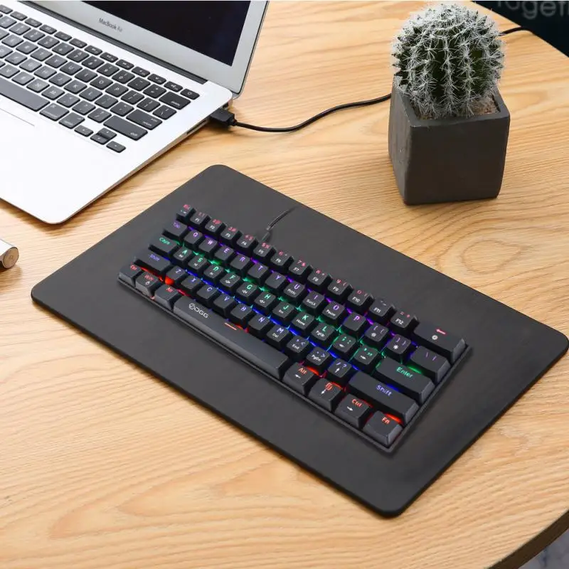 Mini Wireless Gaming Mechanical Keyboard 63 Keys Hotswap Keyboard Support /2.4G For Computer PC Laptop RGB Backlit