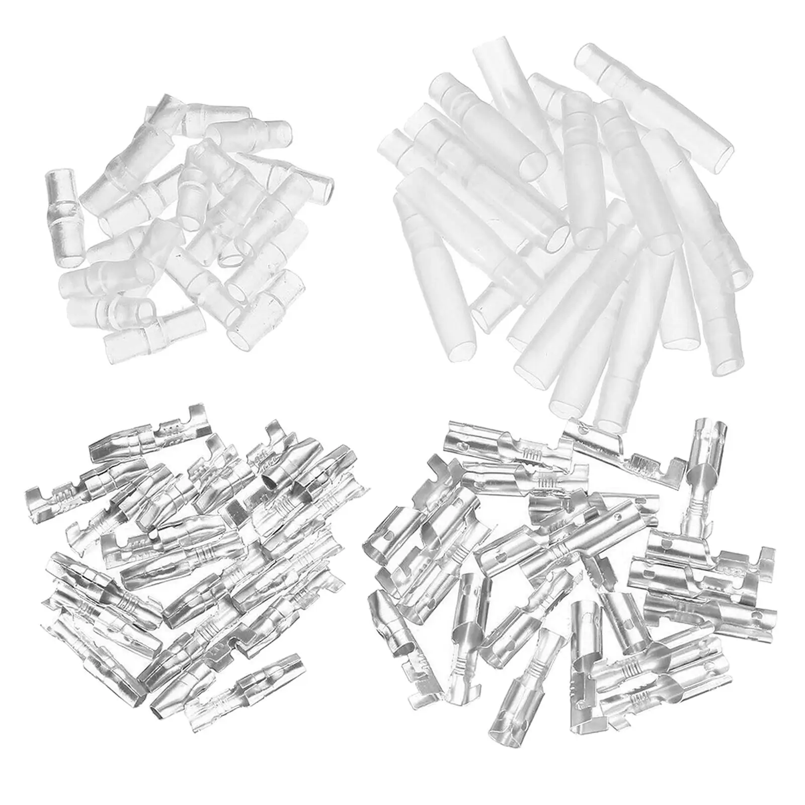 100 set four.0 terminal auto electrical wire splitter connector 4mm dia