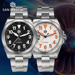 Saint Martin 2024 New 40mm Turbo Dial Pilot's Automatic Watch NH35 Fashion Sports  Watch Sapphire Luminous Men Mechanical Watch