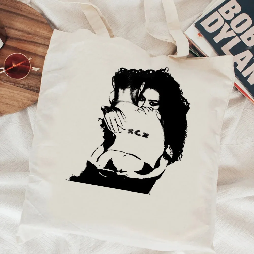 Charli Xcx shopping bag borsa bolso tela bolsas de tela riutilizzabile tote bag iuta bolsas riutilizzabili ecobag personalizzato