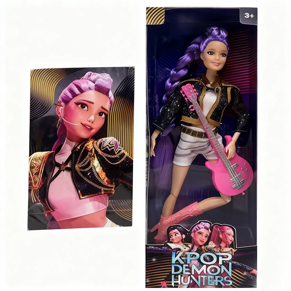 ตุ๊กตาแอ็คชั่นเกิร์ลกรุ๊ปปี 2026 ของขวัญคริสต์มาส ตุ๊กตาอนิเมะเคป๊อป ตุ๊กตาเดมอนฮันเตอร์ รูมิ/มิรา/โซอี้ ของเล่นข้อต่อขยับได้ # ตุ๊กตาการ์ตูน