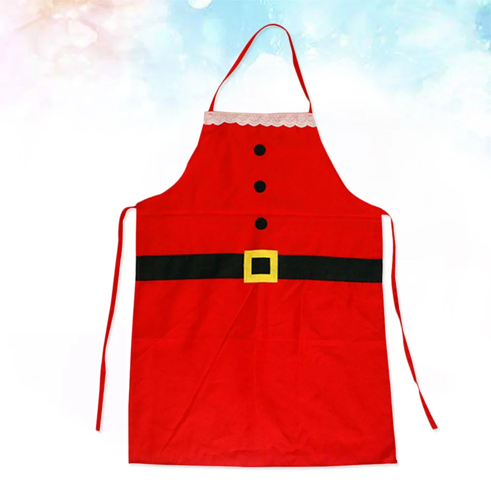 

Fashion Creative Christmas Themed Aprons Chef Apron Kitchen Supplies Festive Party Decor for Restaurant Home Cooking Baking (Kid