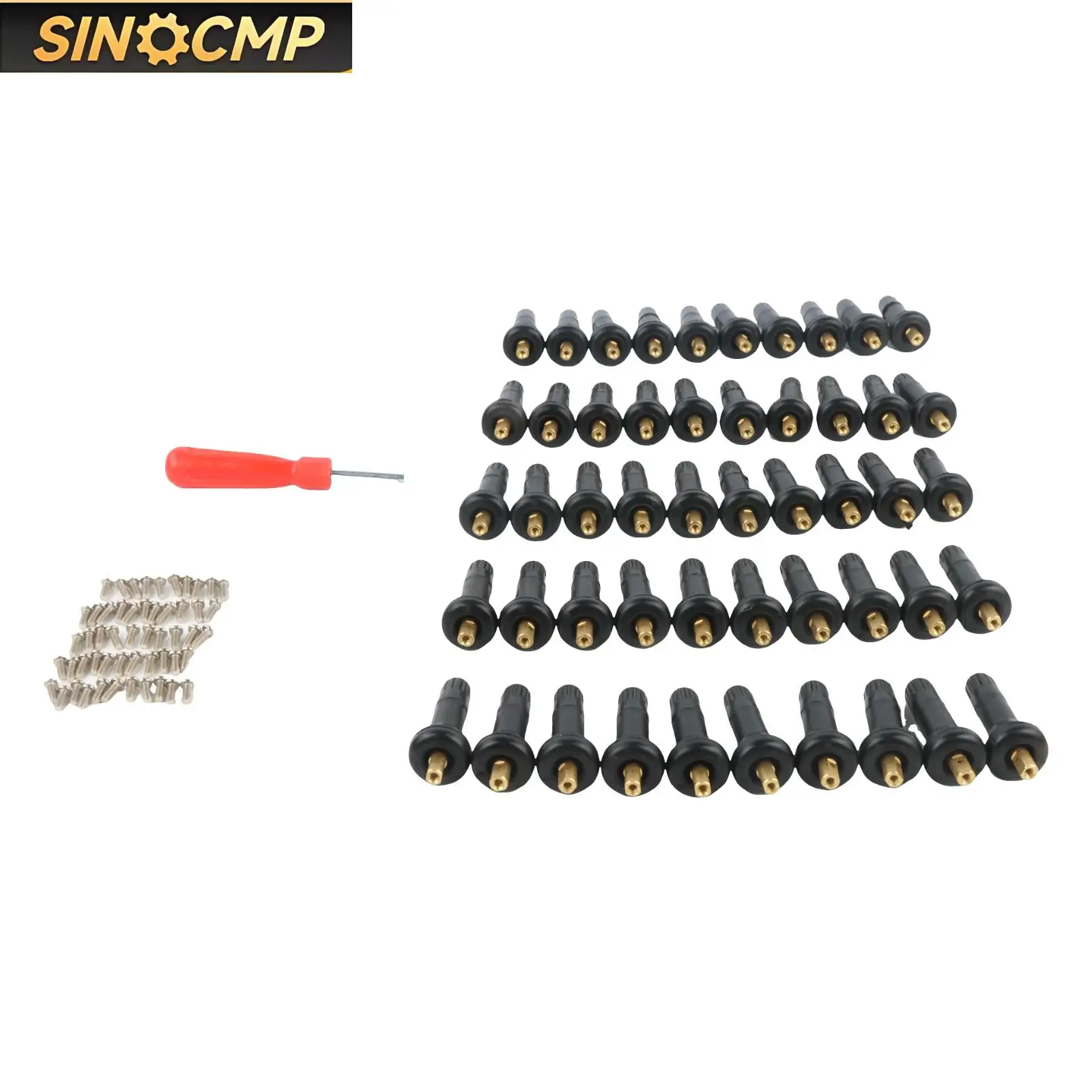 

50 шт. резиновые стержни клапанов TPMS для различных автомобилей OE 20008