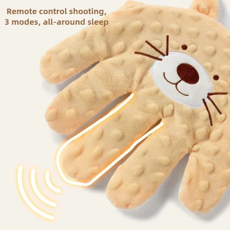 حديثي الولادة النوم المعونة تهدئة قفاز اليد لطيف مريح القطن لعبة مهدئة لحديثي الولادة النوم هدايا عيد الميلاد