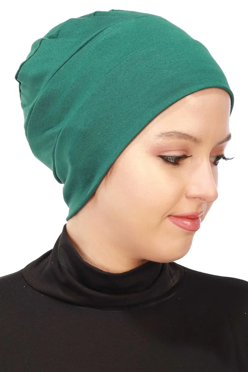Boina modelo hijab osso verde