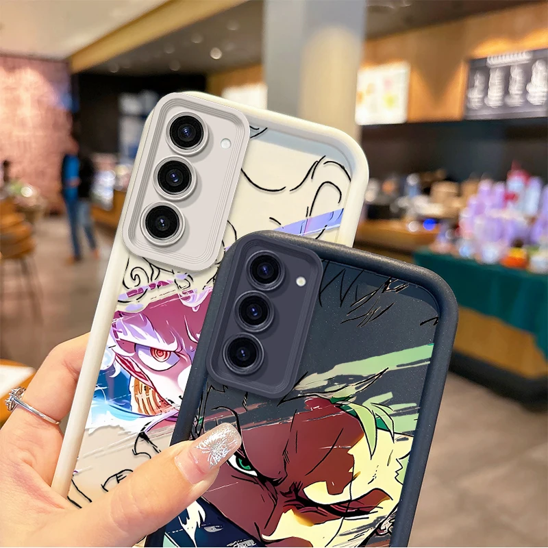 O-One قطعة لينة الحال بالنسبة لسامسونج غالاكسي S25 S24 الترا S23 S22 S21 زائد S20 FE A56 A55 A54 A53 A52 A51 A34 A32 4G 5G الغطاء الخلفي #3