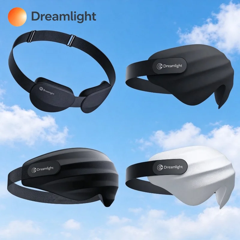 Dreamlight 3D Travel Eye Mask Sleep Blackout 3D Stereoscopic Aid Portable Adjustable Concave Molded Night Break Sleep Eye Mask