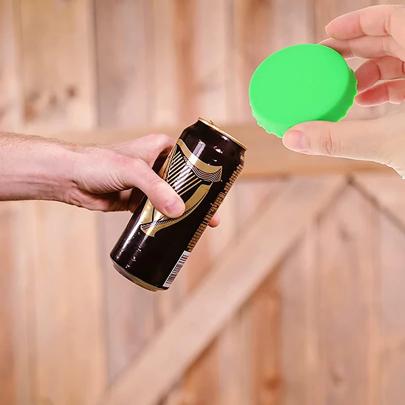 1Pcs Soda Lid Covers Multi-color Beverage Can Protector Sili