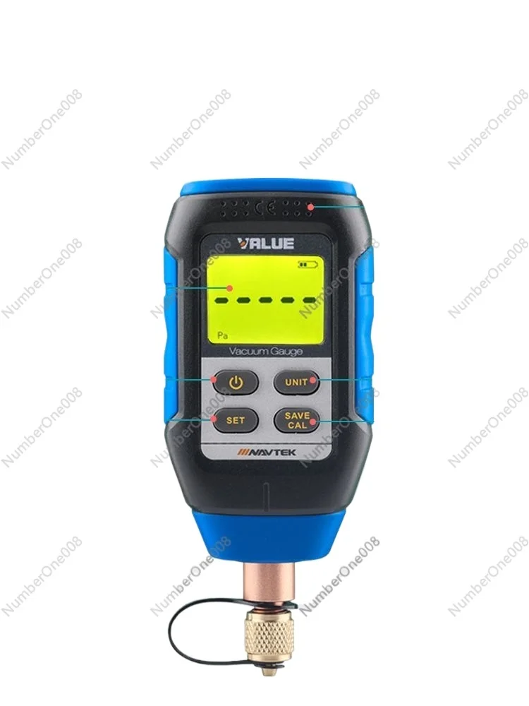 Digital Vacuum Gauge Vacuum Electronic High Precision VMV-1 Digital Air Conditioning Pressure Gauge Pressure Gauge Fluoride Gaug