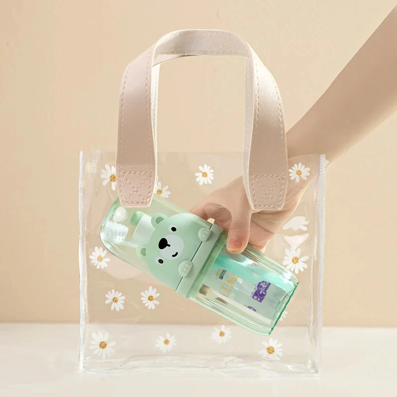 مجموعة العناية بالفم للأطفال أثناء التنقل - حامل فرشاة أسنان ممتع للسفر مع كوب قابل للطي وصندوق معجون #5