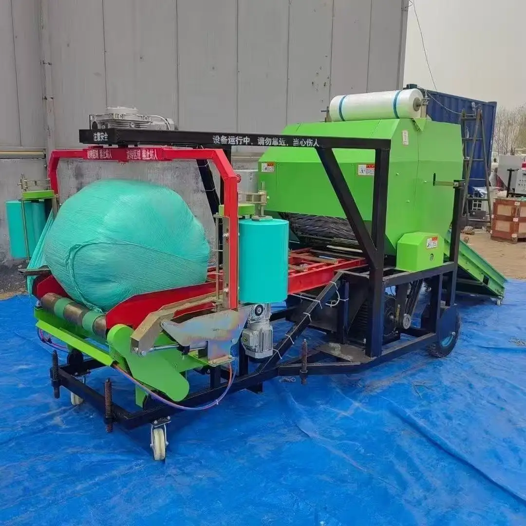 New Longmiao Tractor-Mounted Automatic Square Baler with PTO and Motor High Safety Level for Farm Use