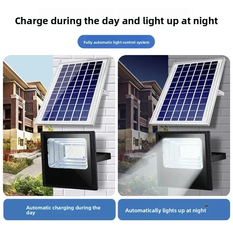 Solar Light For Home Outdoor Garden Street Light High Power LED Flood Light Super Bright Waterproof Solar Projector Lamp