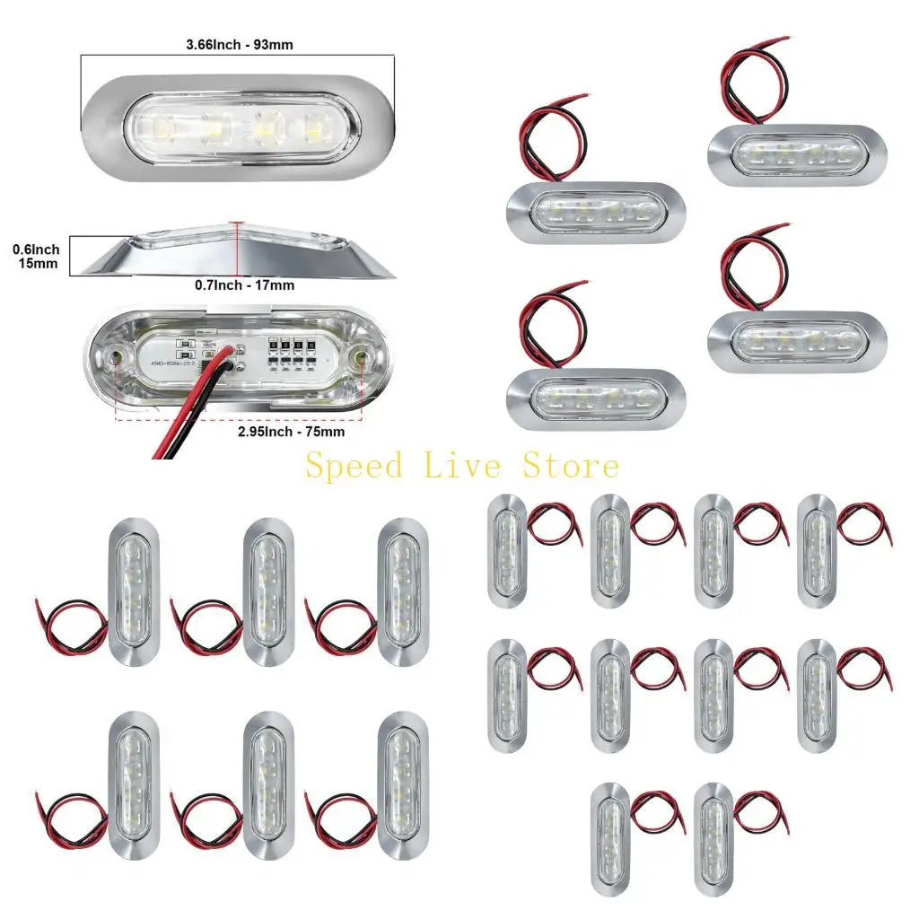 547C Boat Console Light RGBW Marine LED Courtesy Accent Lamp Marine LED Cabin Light