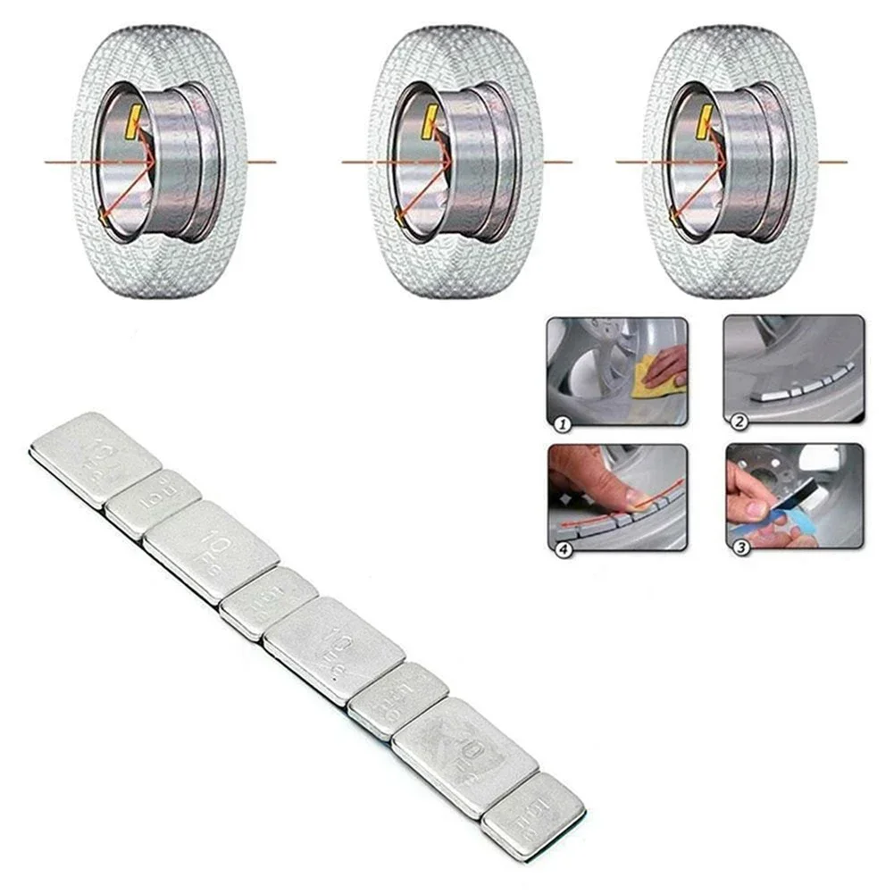 

10 шт., 60 г, балансировочный блок для колес, вес, железный балансир для колес, шин для автомобилей, грузовиков, фургонов, мотоциклов, двигателей, аксессуары для инструментов, новинка
