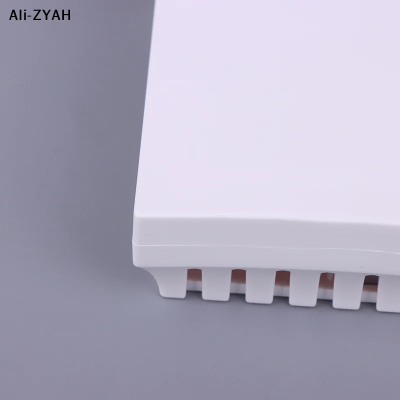 1Pc White Plastic Dustproof Junction Box Smoke Sensor Shell Power Enclosure Box Electronic Project Case DIY Electrical Box