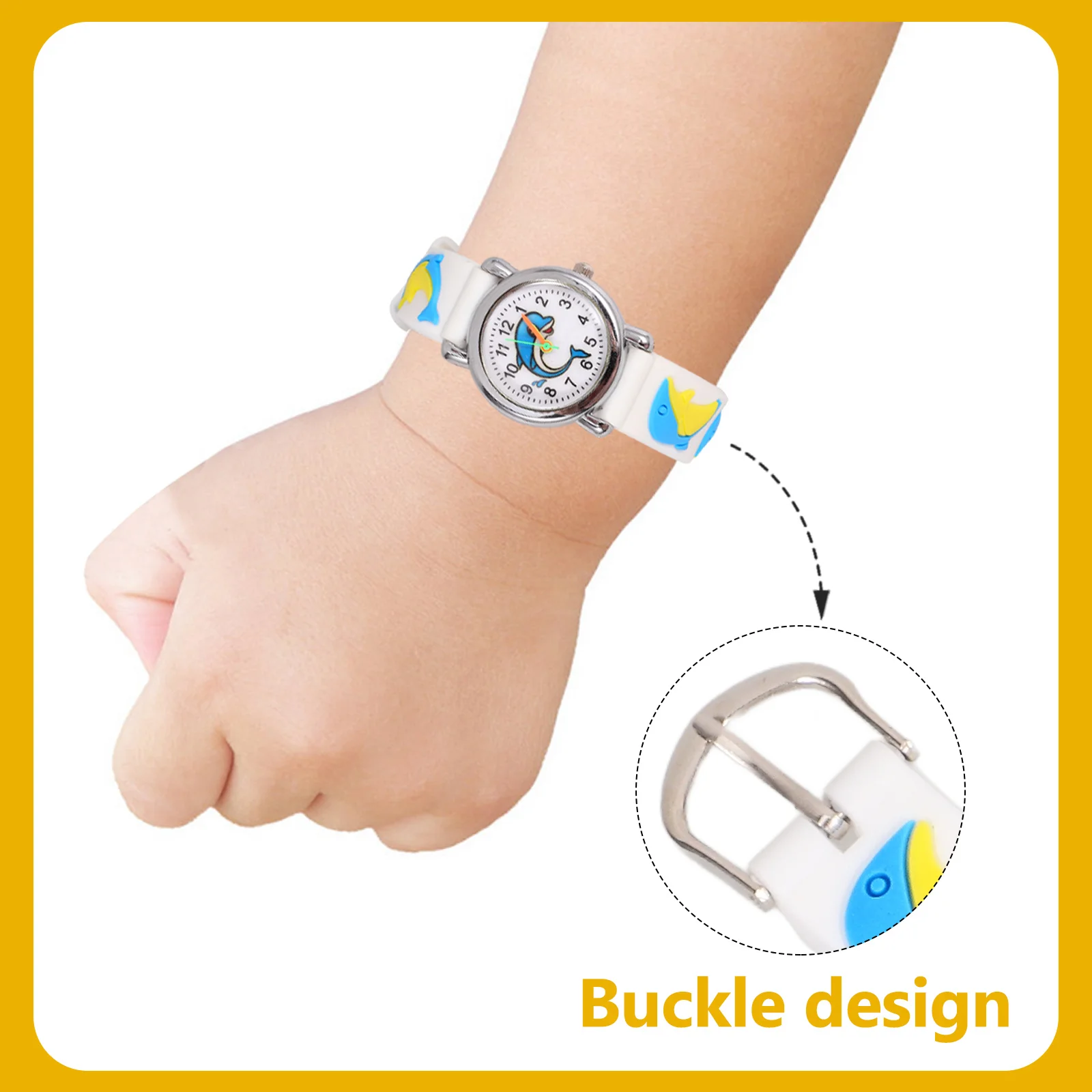 ساعة رقمية أنماط دولفين جميلة مقياس قرص واضح خطأ ساعة صغيرة وقت خدمة طويل جودة ممتازة