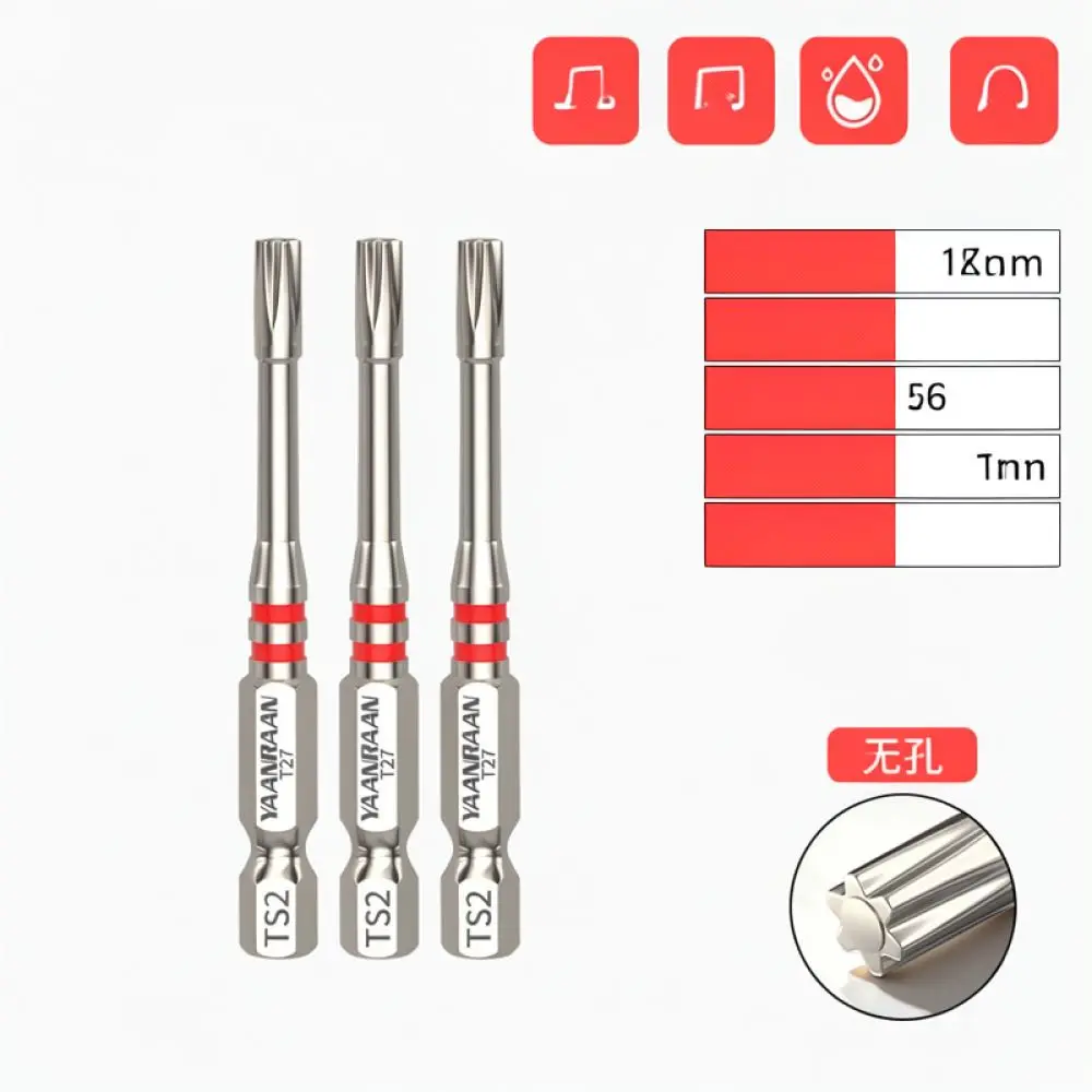 Durable Magnetic Torx Bit Set For Yanran Anti Slip Impact Resistant Electric Screwdriver Accessory Hardware