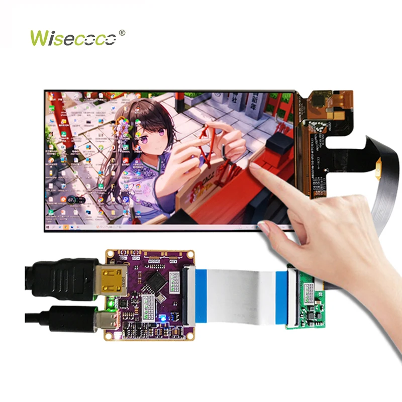 5.5 Inch FHD Oled Modules Screen Display Panel Oled Screen 350 Nits Incell Capacitive Touch Amoled Display