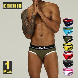 CMENIN Sexy Cotton Men Underwear Sissy Bikini Slip Briefs Male Gay Breathable Jockstrap Panties Man Underpants Men Briefs Boxers