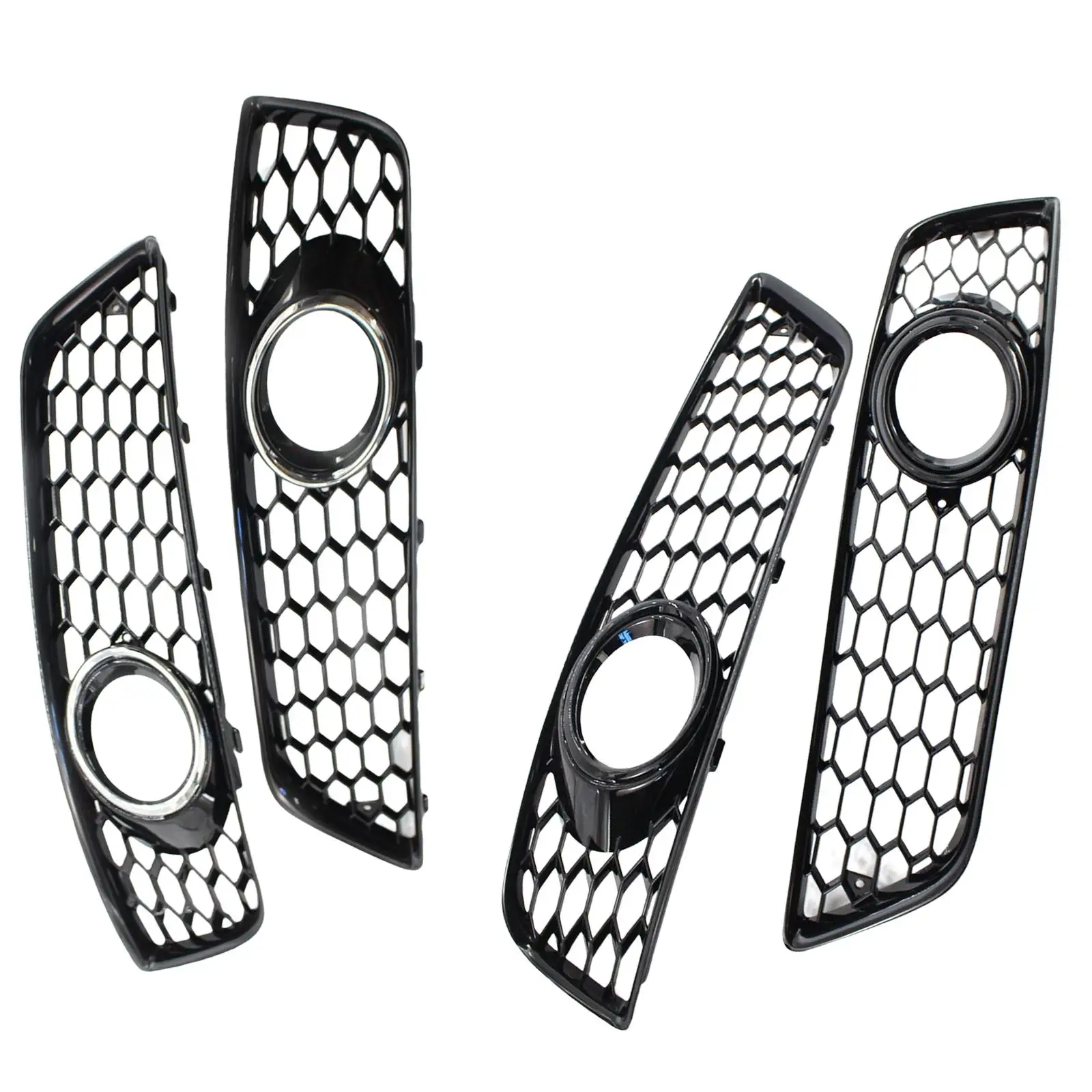 2 Pieces Fog Light Grill Cover Fog Lamp Grille Trims 8P0807681D 8P0807682D for