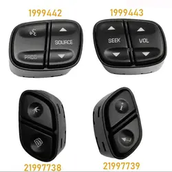 LED Light Steering Wheel Radio Source Switch Button Parts 1999442 For GMC Yukon Hummer H2 Chevrolet Avalanche Silverado Tahoe