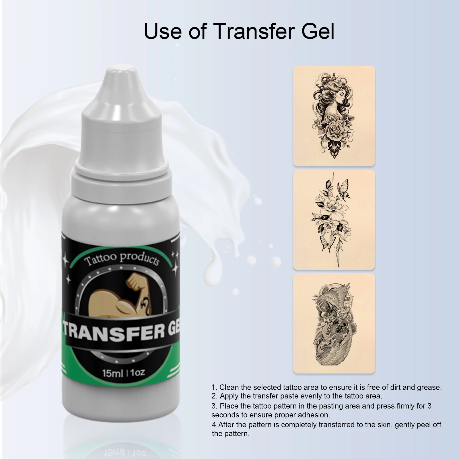 YILONG Kit Mesin Tato Profesional Lengkap Set Pena Mesin Rotary Nirkabel dengan Kit Pistol Tato Catu Daya 1500MAH