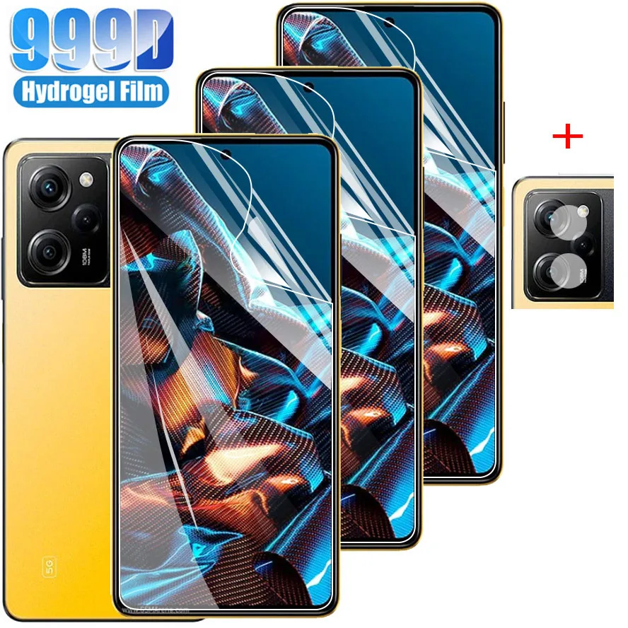 

1~3 PCS poco f5 pro Hydrogel Film For Xiaomi Poco f 5 Pro 5G Protective Film Poco X 5 Pro Soft Glass Pocophone X5 Pro Hidrogel Film Poco x-5 5G Screen Protector poco X4 Pro