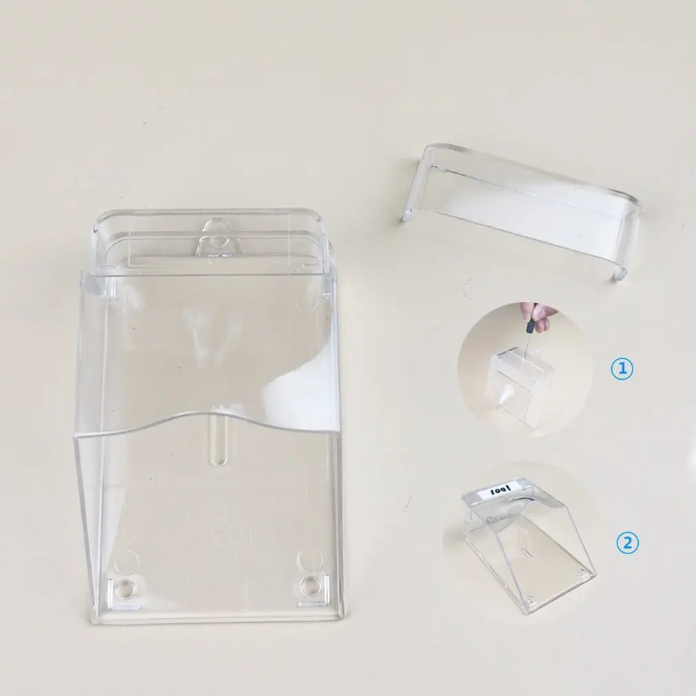 Waterproof Cover For Wireless Doorbell Door Bell Ring Chime Button Transparent Door Bell Protective Cover For Home Doorbell