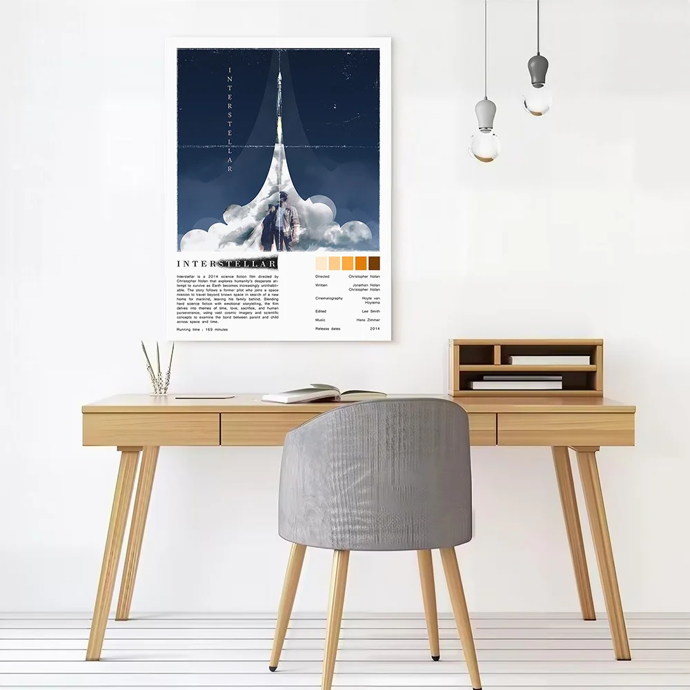 Interstellar Movie Canvas Poster Wall Art Customizable High Quality Printed Picture for Painting Home Decor Accessories Bedroom