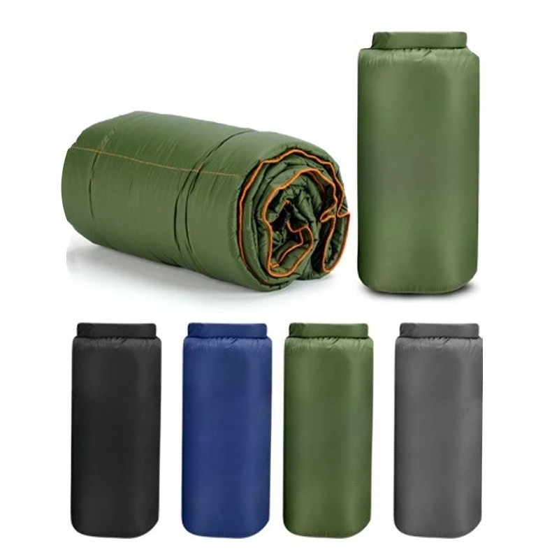 Outdoor camping down blanket portable travel blanket 90 filled anti-splash nylon down blanket