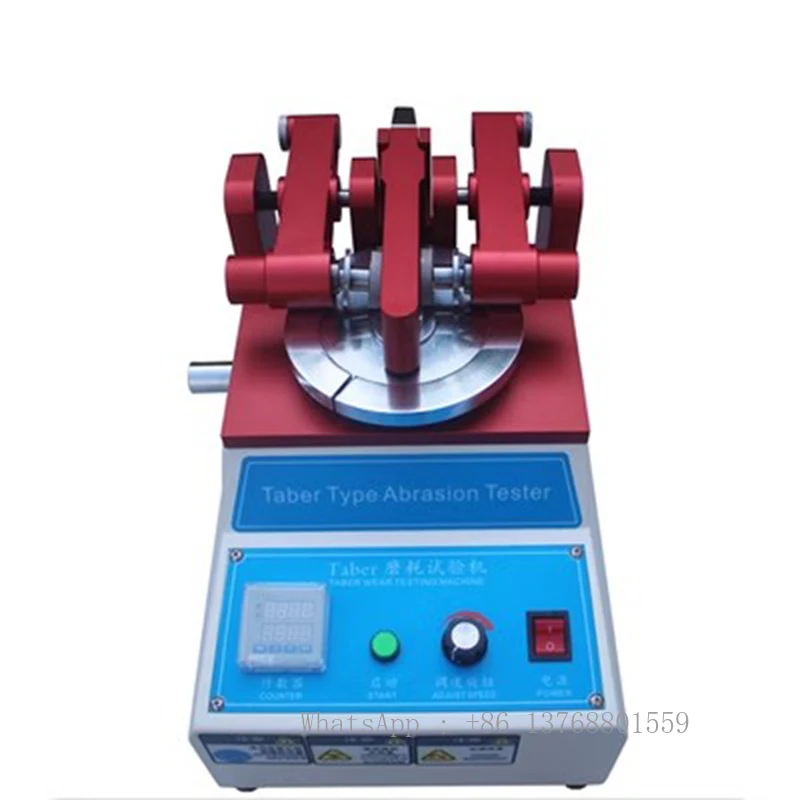 Wear Tester Cloth Paper Coating Floor Wear Resistance Testing Machine Leather And Plastic Surface Wear Resistance