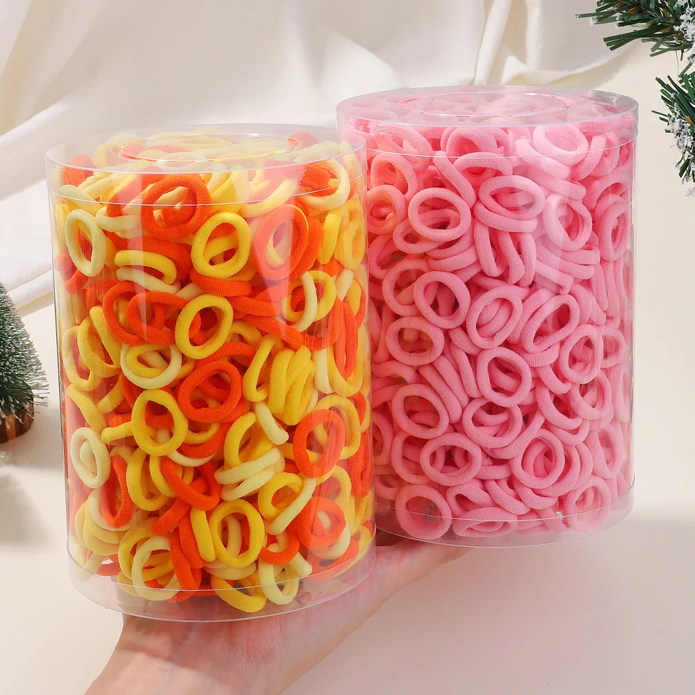 20pcs Kids Elastic Hair Bands Girls Sweets Scrunchie Rubber Band for Children Hair Ties Clips Headband Baby Hair Accessories