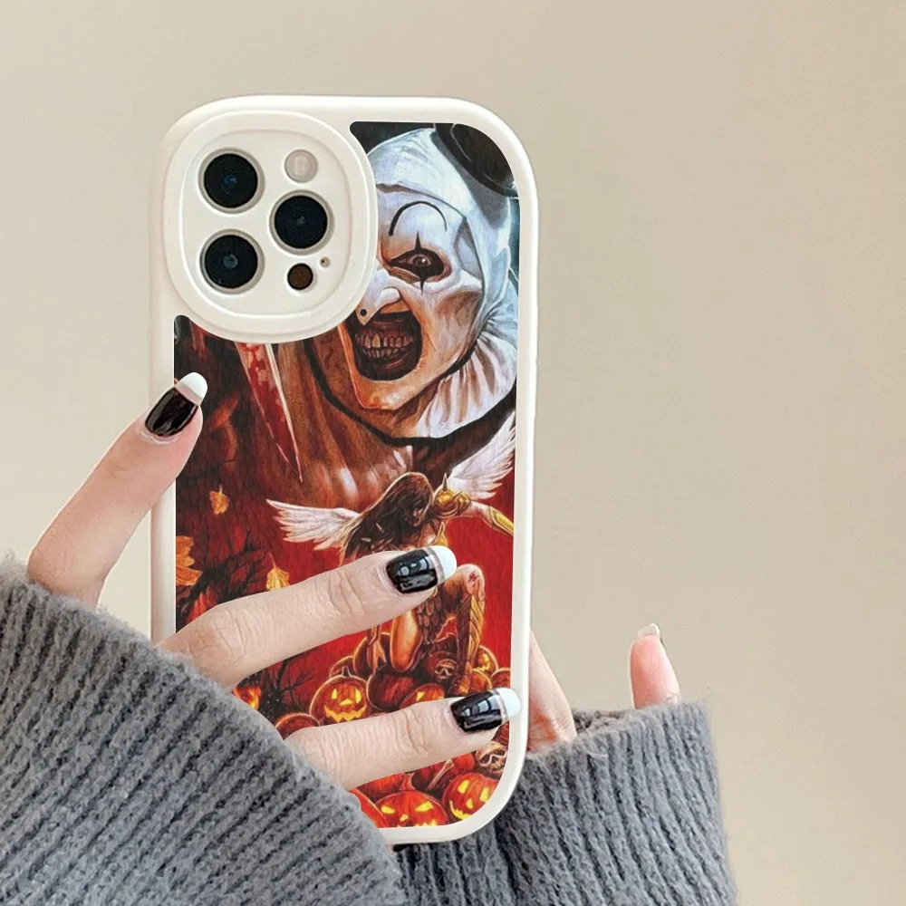 Horror Movie Terrifier Phone Case Hard Leather For IPhone 16 15 14 13 12 Mini 11 14 Pro Max Xs X Xr 7 8 Plus Fundas