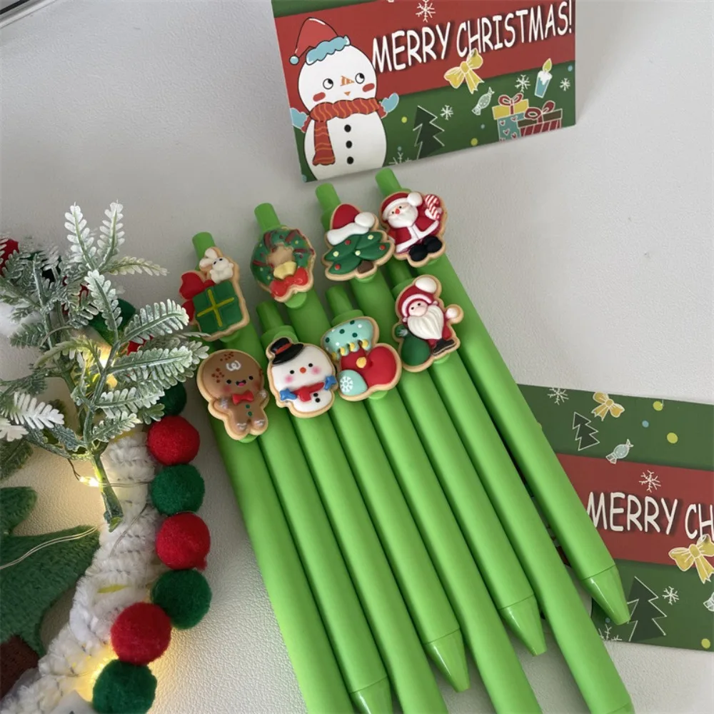 عيد الميلاد هلام القلم ، 0.5 مللي متر ، أسود ، محايد ، لطيف ، التوقيع ، kawai ، الجدة