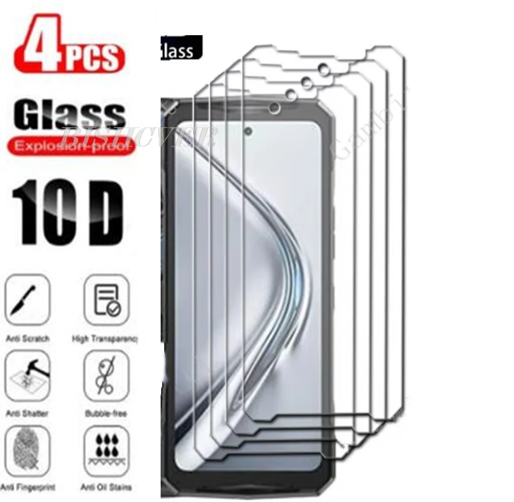 4Pcs Tempered Glass For DoogeeV40Pro DoogeeV40 V40Pro DK10 6.78