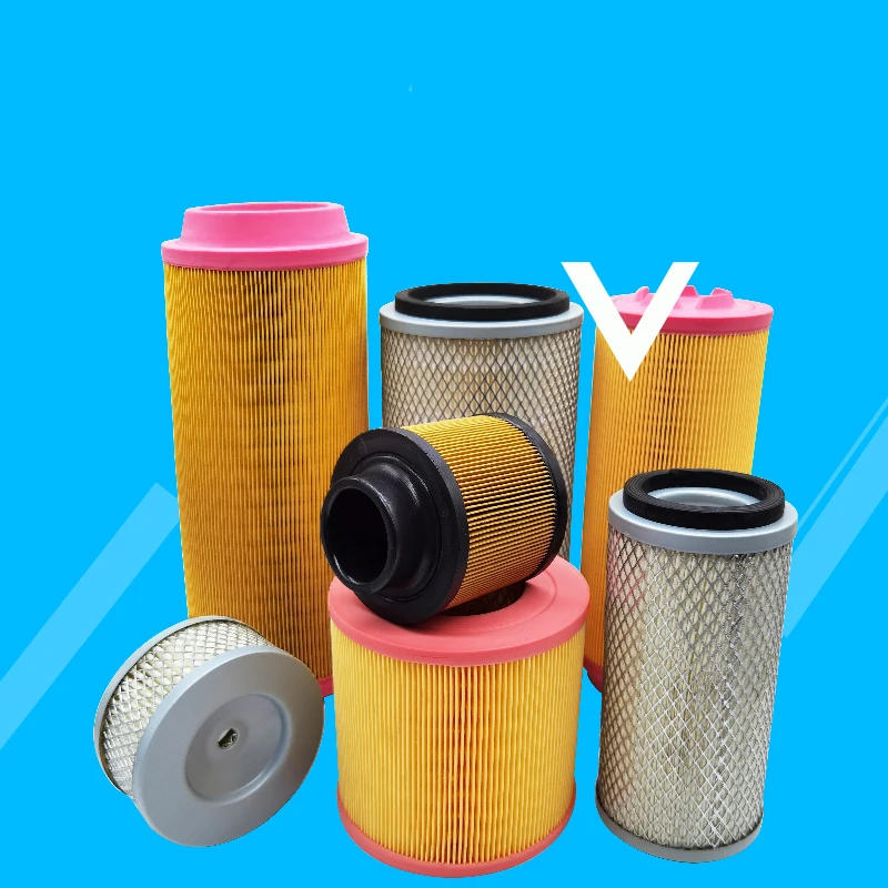 1Pcs Screw Air Compressor Air Filter Element Compressed Air Precision Filter Silencer Inner Element Universal Filter replace