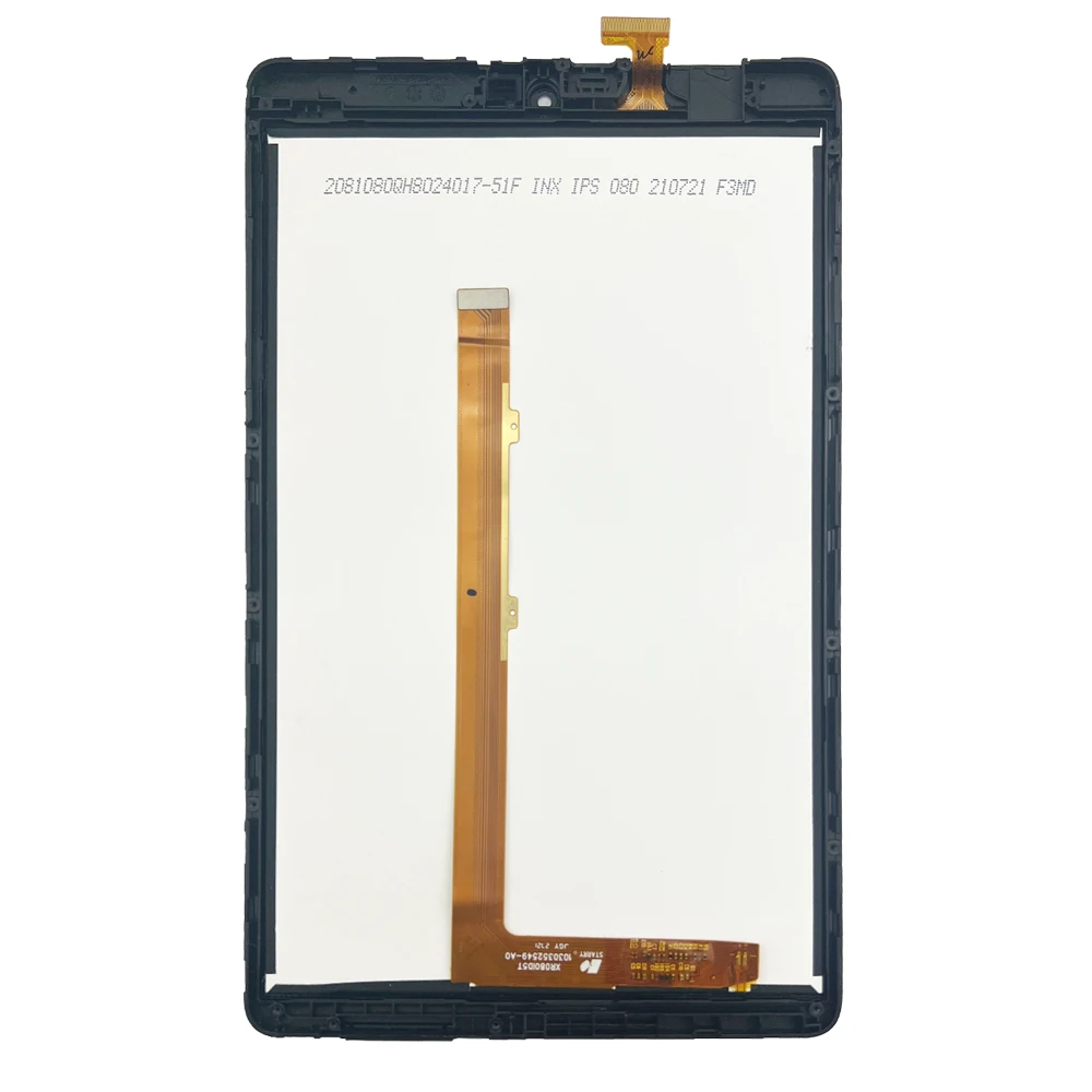 Imagem -02 - Touch Screen Digitalizador de Vidro com Montagem do Quadro Alegria Tab 3t 9029w 9029z 8.0 Display Lcd para Alcatel 9032w 9032x 9032t