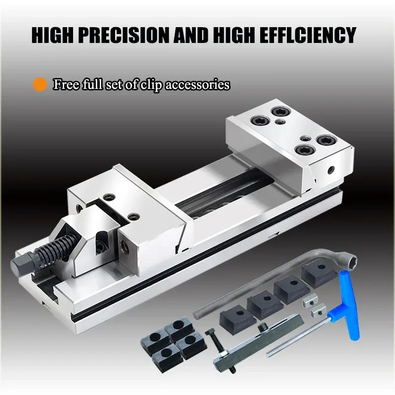 

Precision Vise Work 4 Inch Clamp Large Opening Fixture Apply to Various Equipment Machining Center