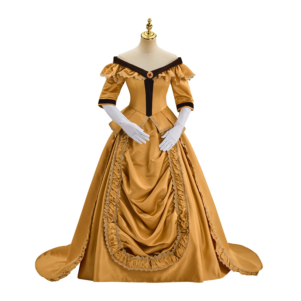 

Victorian 1860s Promenade Ball Gown Dress Edwardian Duchess Evening Dress Renaissance Historical Period Elegant Dress