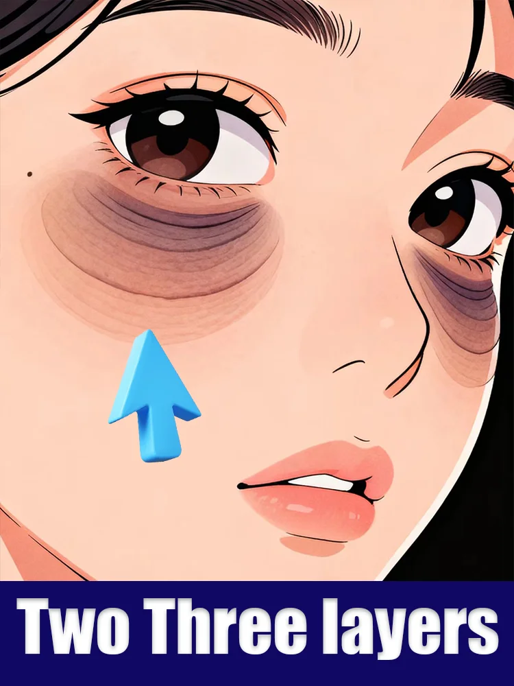 

Eye care massage stick with cleansing tools and eye cream