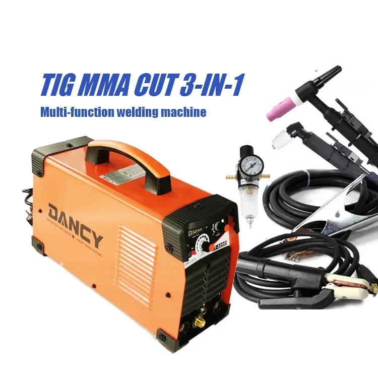 CT520 Mosfet Inverter TIG/MMA/CUT Welder 50 Amp 220V Air Plasma Cutter Tig and MMA  3 in 1 Welding machine