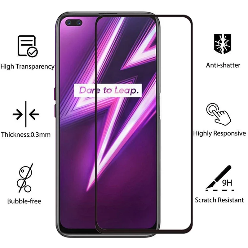 tempered glass for realme 6 pro case cover on realme6pro 6pro phone coque bag realmi reame relme ralme realmy real me mi realm