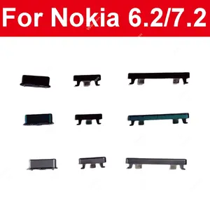 Bilashmart Power Volume Buttons Nokia 6.2 7.2 On Off Power Volume Small Side Keys Flex Cable Replacement Parts