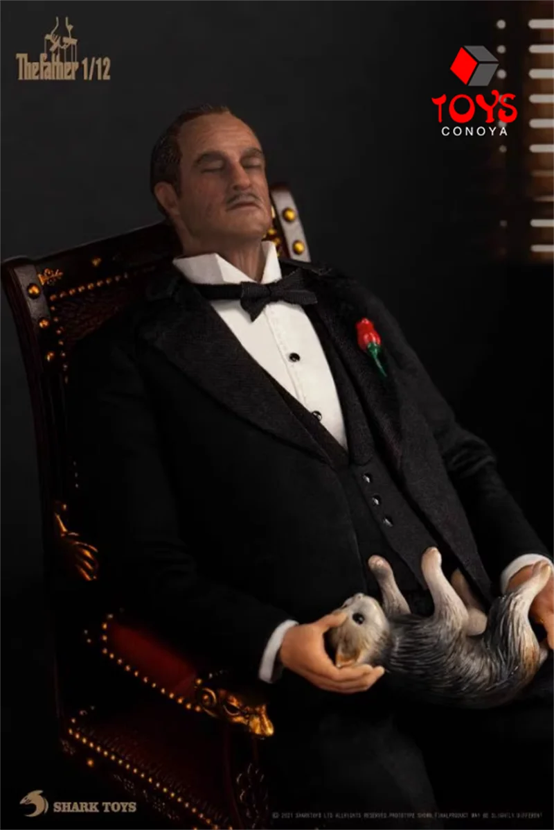 SHARK TOYS SK21001 1/12 Godfather Figure Model 6-inch Marlon Brando Male Soldier Action Doll Full Set Toy In Stock