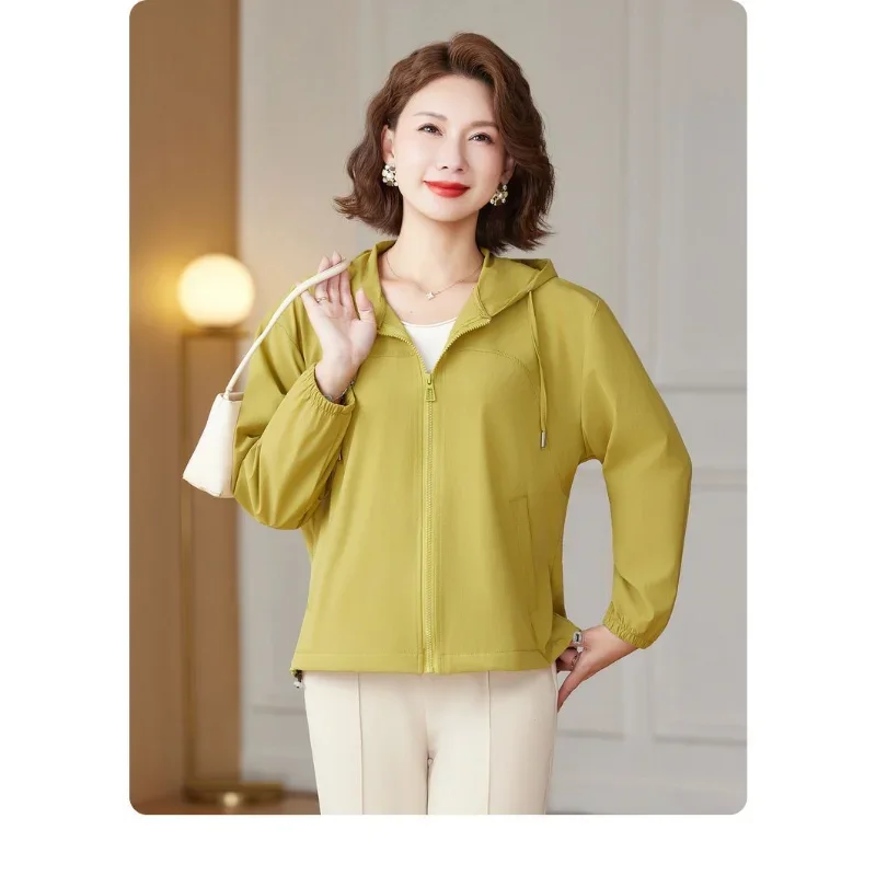 سترة نسائية قصيرة 2025 سترة واقية جديدة للنساء لربيع وخريف سترة أمي غير رسمية متعددة الاستخدامات #3