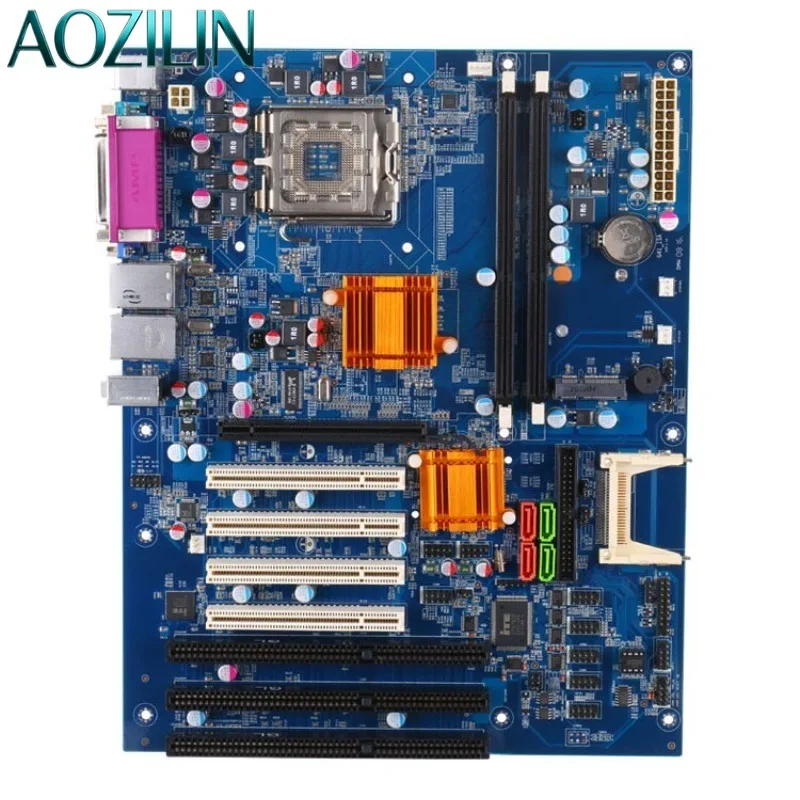 AOZILIN G41 Industrial Motherboard LGA775 DDR3 3 ISA Slots 4 PCI Dual Ethernet Port Mainboard